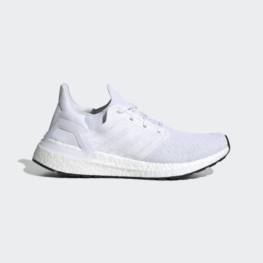 Adidasi Alergare Adidas Ultraboost 20 Dama Romania - Albi/Negrii EG0713